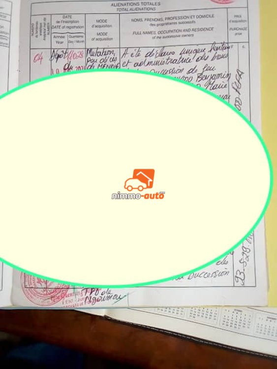 Terrain moins cher à vendre à Nsimalen