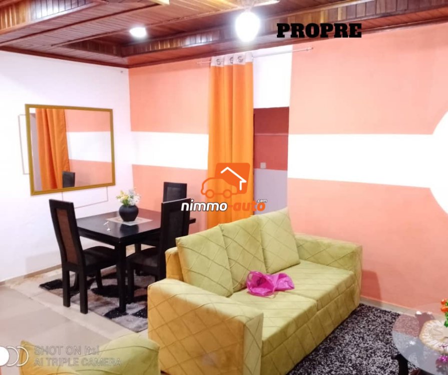 Studio meublé à louer à Yaoundé (Nouvelle route Omnisport)