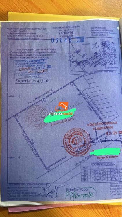 terrain bati à vendre à bastos