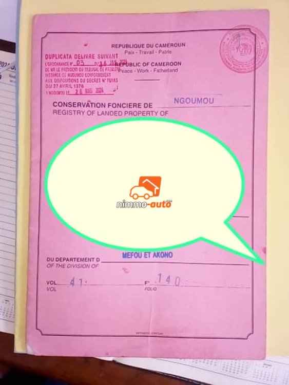 Terrain moins cher à vendre à Nsimalen