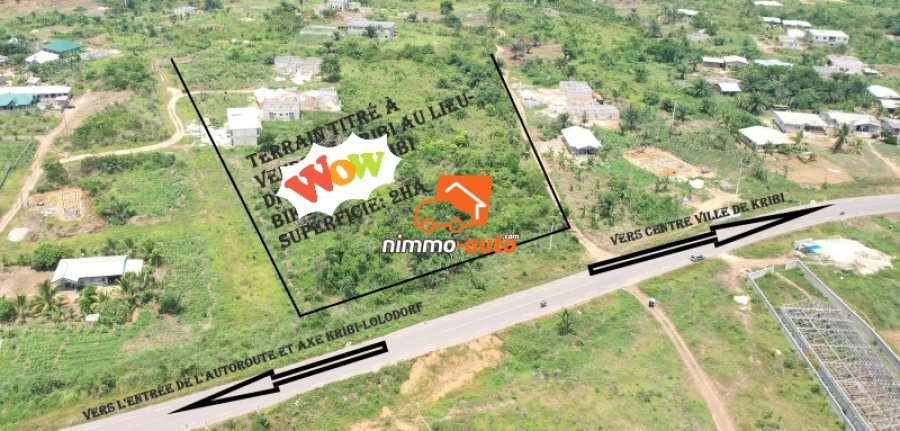 Terrain commercial à vendre à Kribi