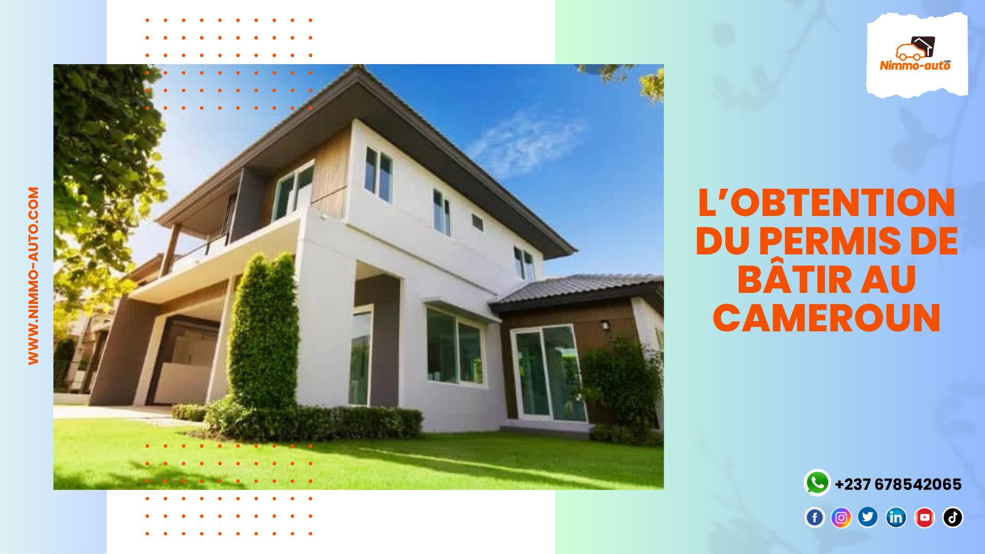 L’OBTENTION DU PERMIS DE BÂTIR AU CAMEROUN